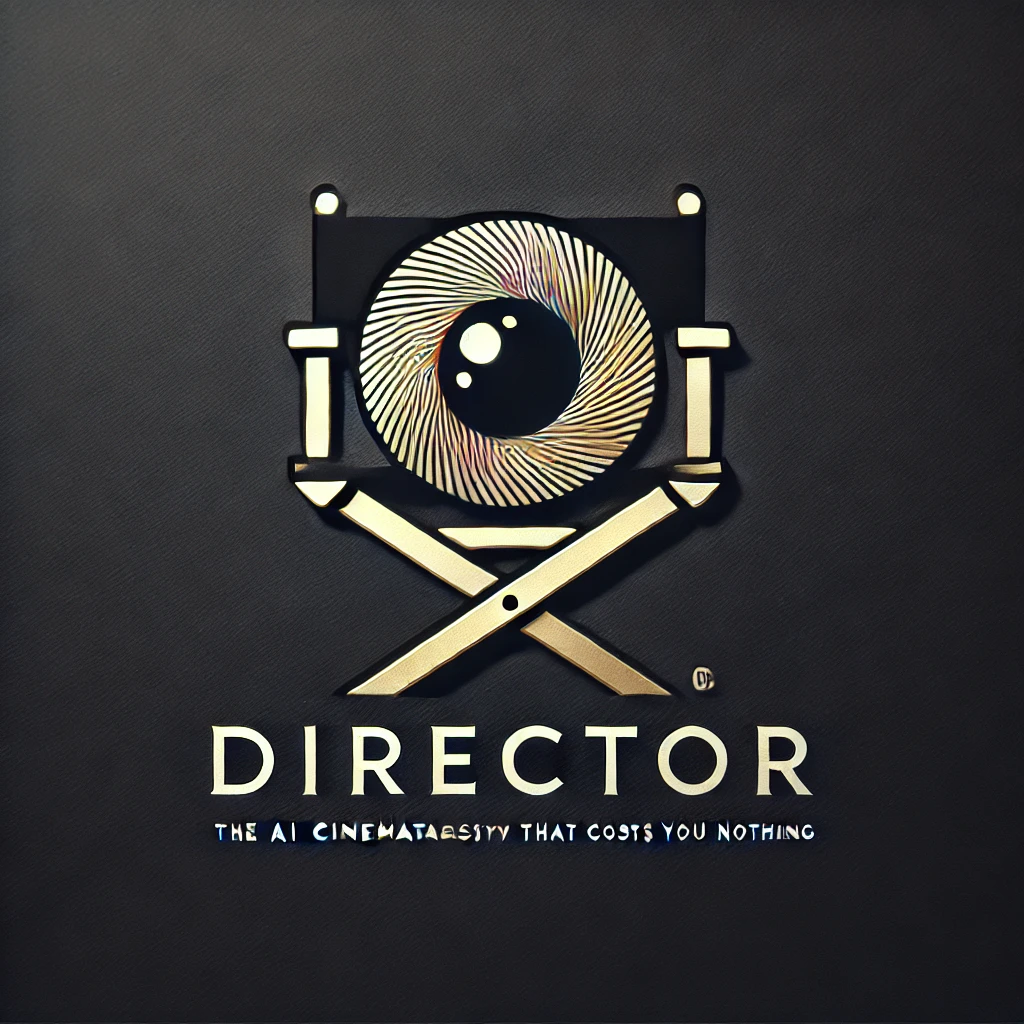 CAMERA SITTING IN A DIRECTOR CHAIR. 